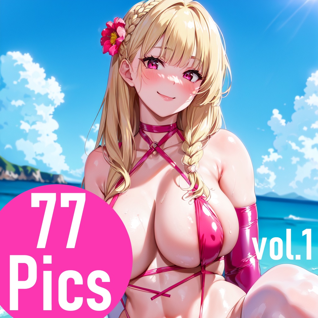 金髪スリングショット vol.1 AIイラスト集 - Blonde Hair Beauty Slingshot vol.1 AI Illustration Collection -