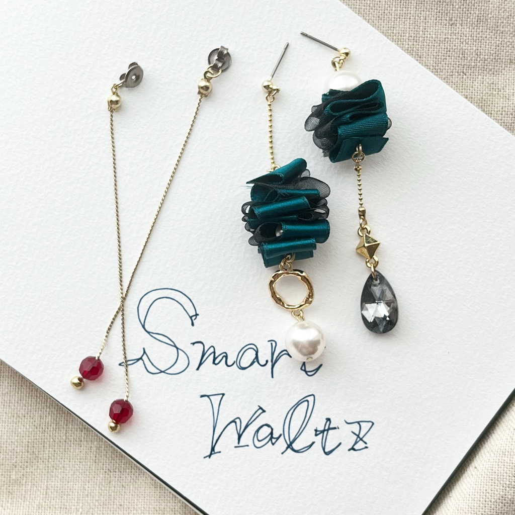七種茨 Smart Waltz 2wayアシンメトリーピアス/イヤリング