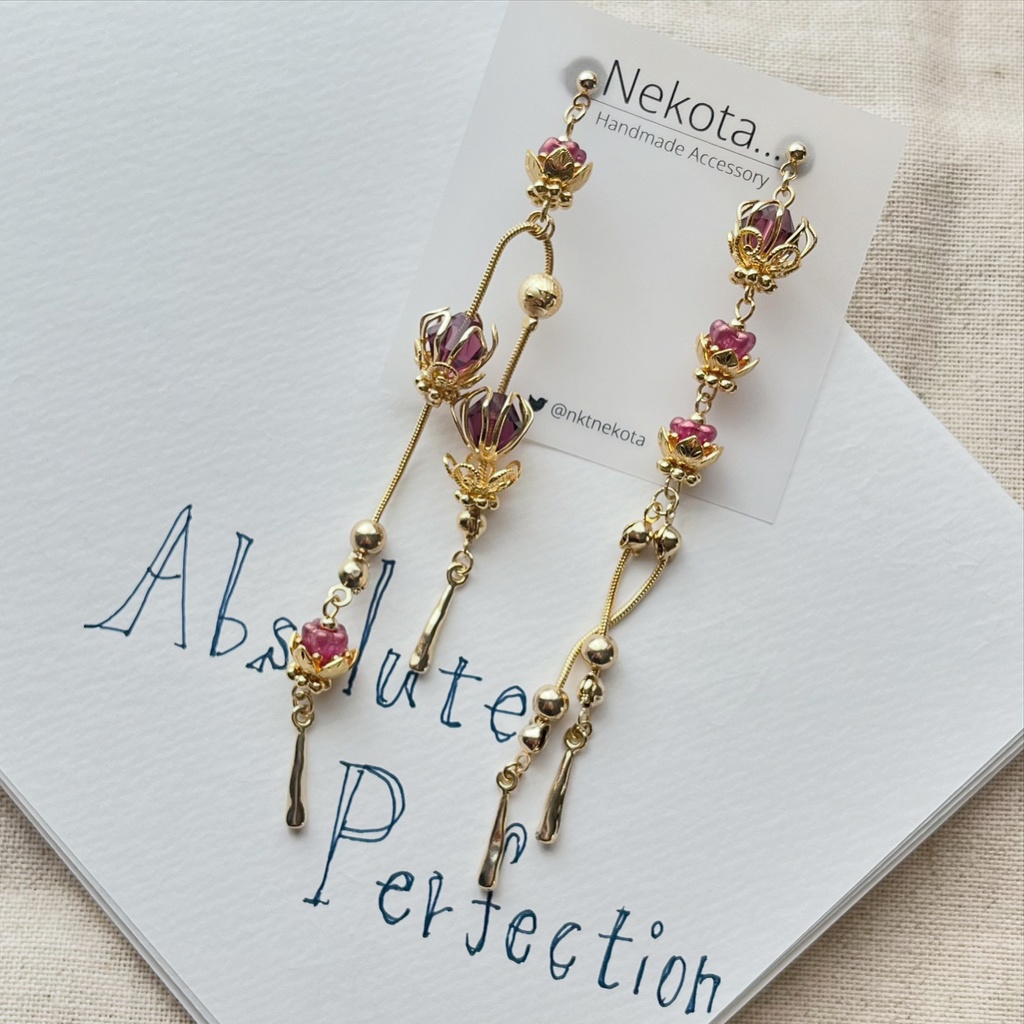 Eden  Absolute Perfection 揺れるアシンメトリーピアス/イヤリング