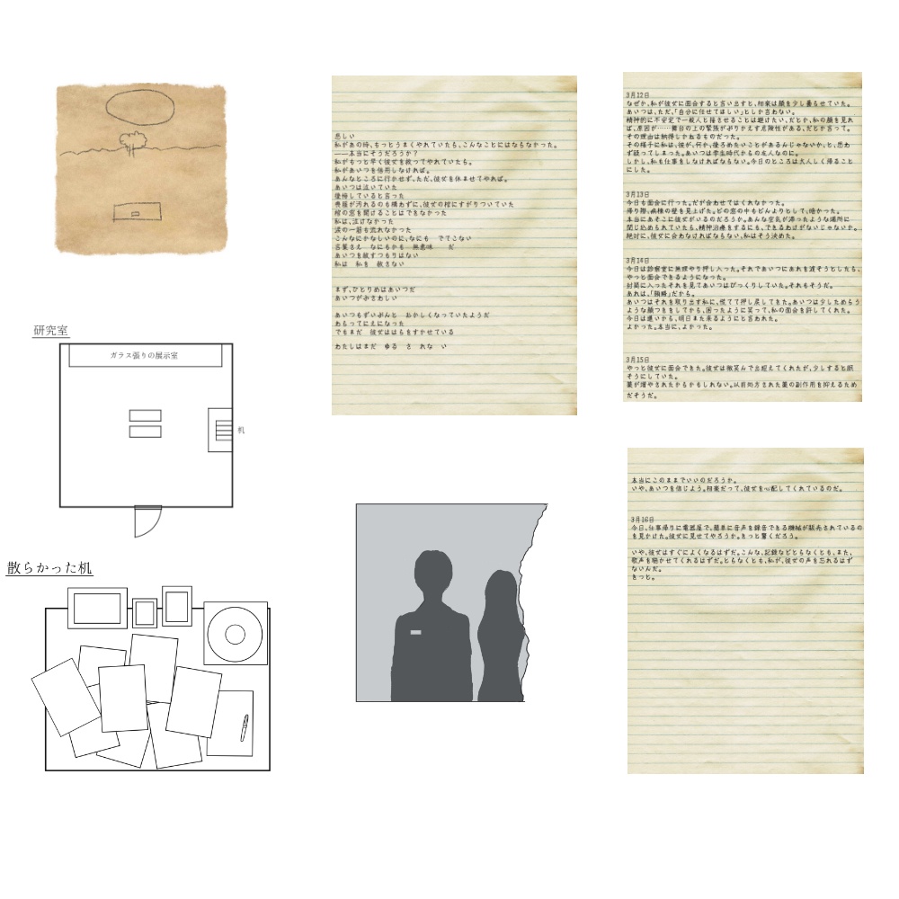 inSANe『迦陵頻伽の園にて』資料集(サムネ2枚目からネタバレあり注意)