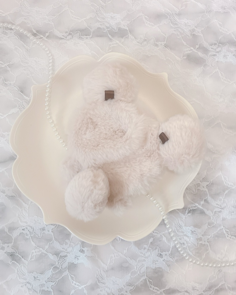 ぬい服 10cm 着ぐるみ くま ブラウン ベージュ クリーム