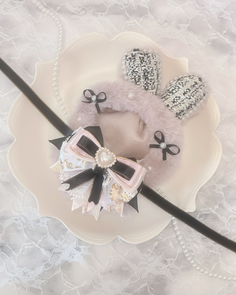 ぬい服 10cm 着ぐるみ うさぎ ピンク ブラック ホワイト ゴールド