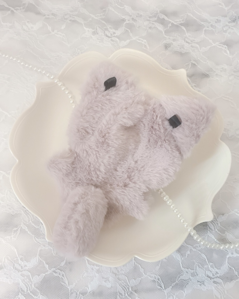 ぬい服 10cm 着ぐるみ ねこ ピンク ブラック ホワイト