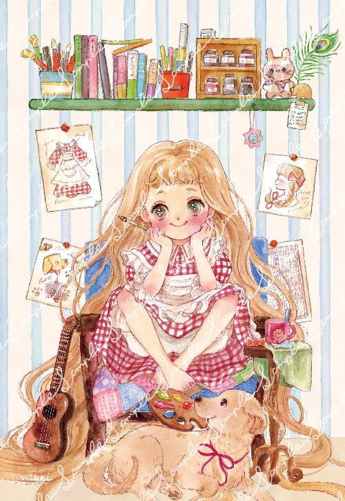 ポプラのまどべ ポストカード