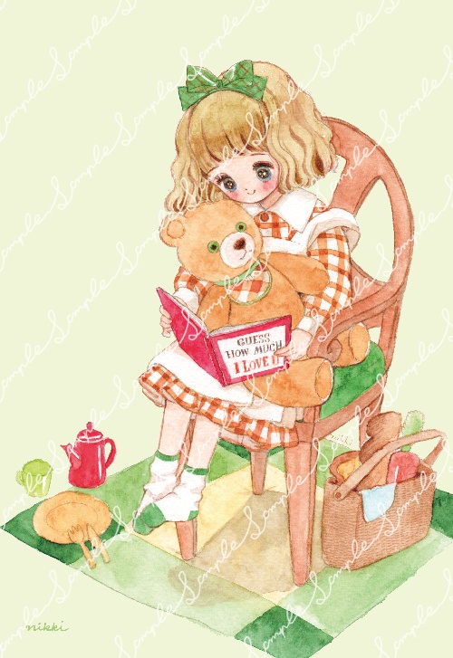 おままごと ポストカード