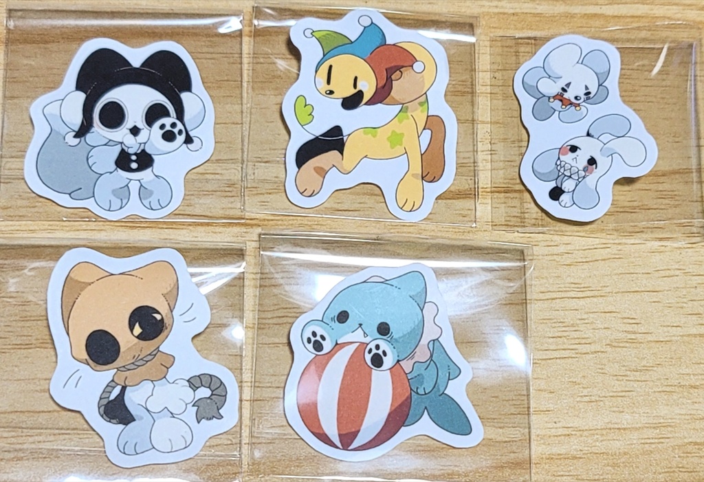 へちゃむくレード展 キャラクターシール