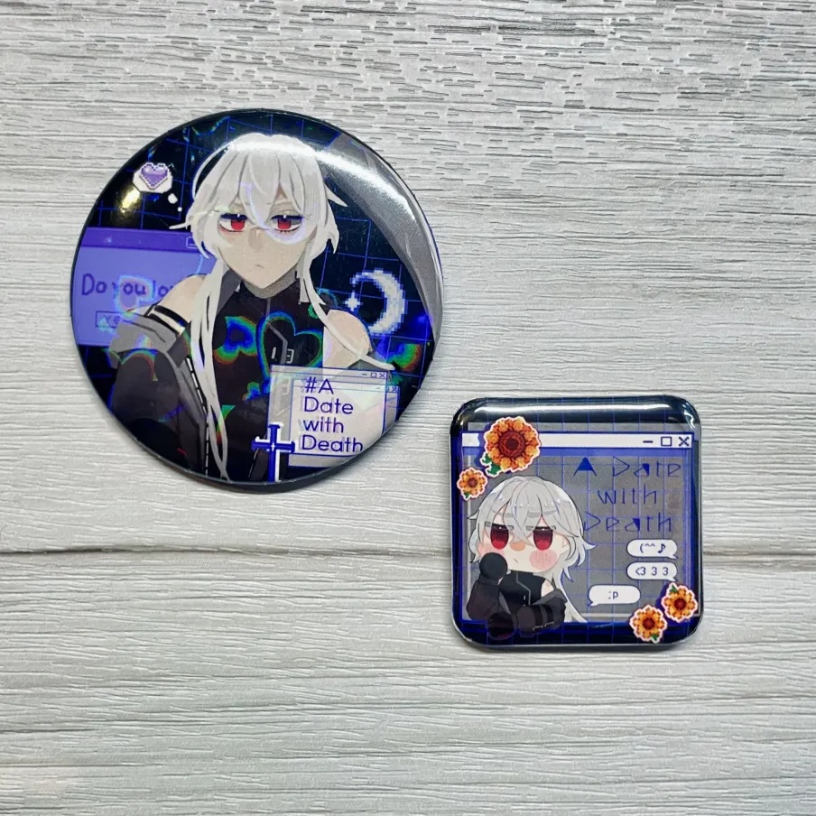 【ADwD】めろめろ♡ホログラム缶バッチセット