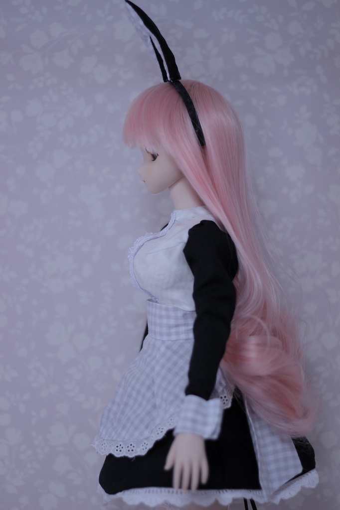 DDdyドール服 クラシカルバニーメイド服 ワンピース型 5点セット