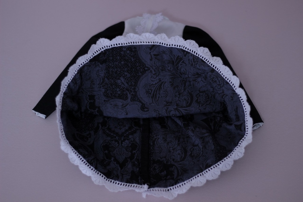 DDdyドール服 クラシカルバニーメイド服 ワンピース型 5点セット