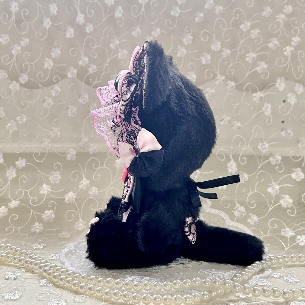 【地雷系ねこ】ぬい服 着ぐるみ 16cm