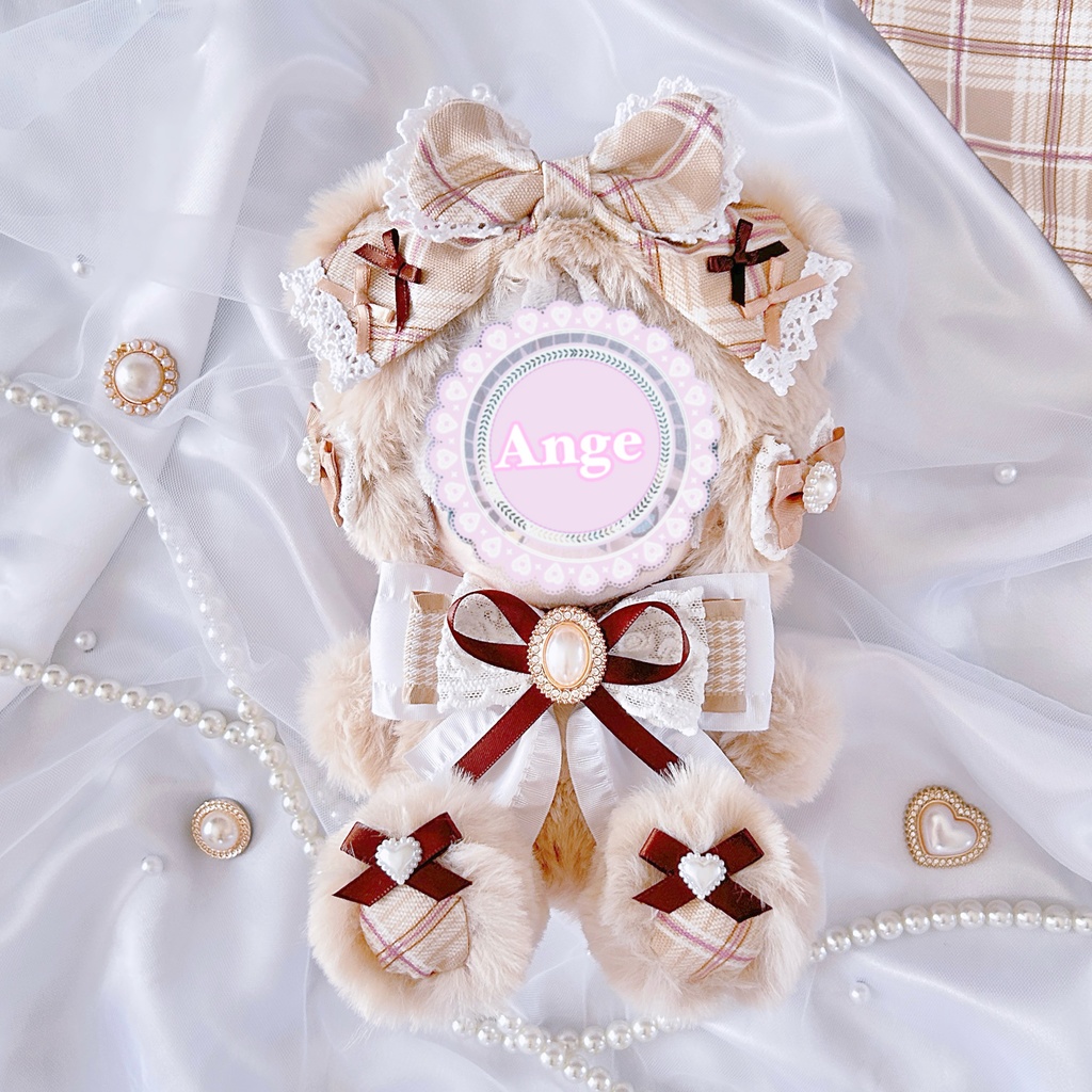 【classical♡teddy bear🧸】ぬい服　着ぐるみ　16cm