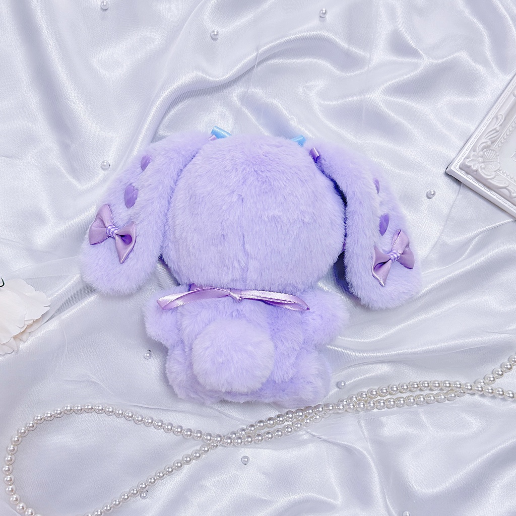 【ツインテールパープルうさちゃん💜】ぬい服 着ぐるみ 16cm