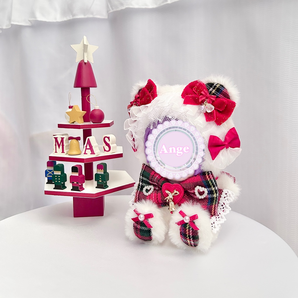 【クリスマスデザイン🎄ぬい服 着ぐるみ ちびぐるみ 11cm おすわり