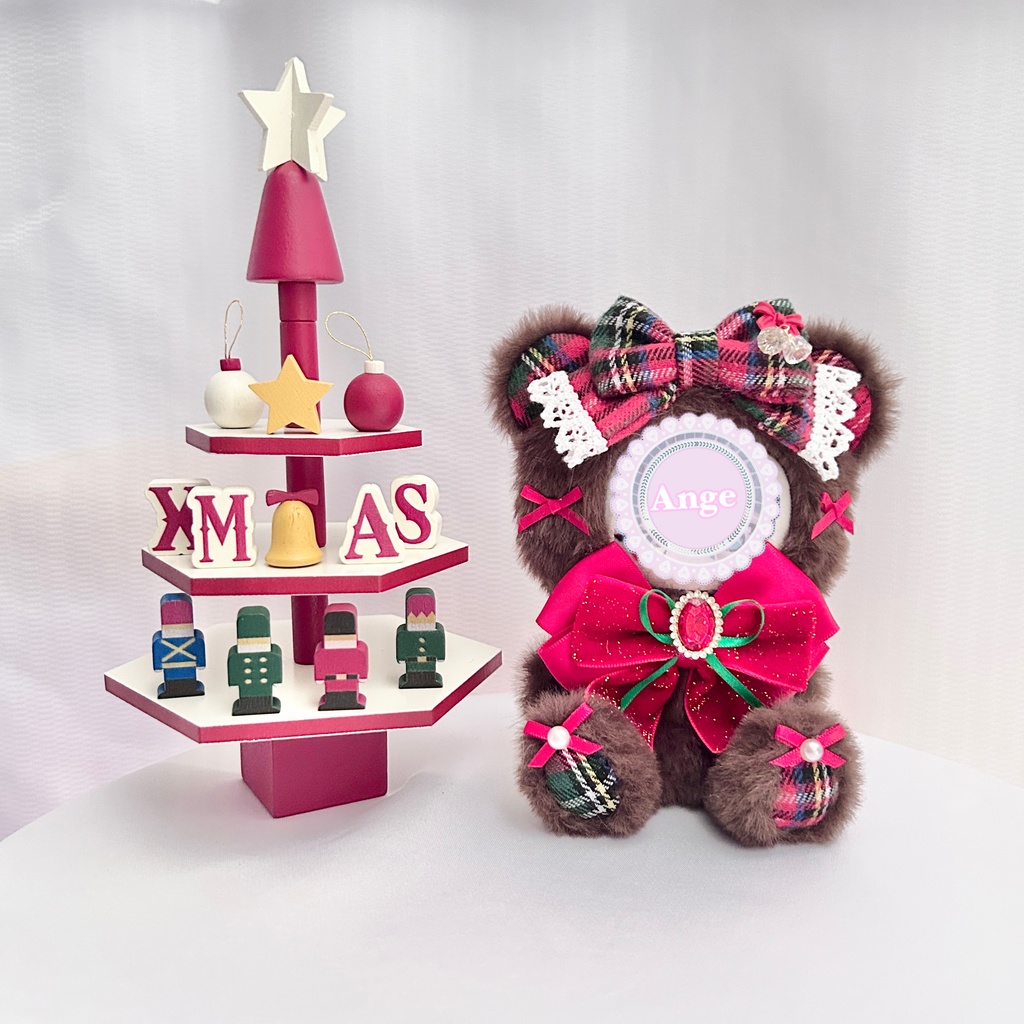 【クリスマスデザイン🎄】ぬい服　ぬい服着ぐるみ　10cm　おすわり