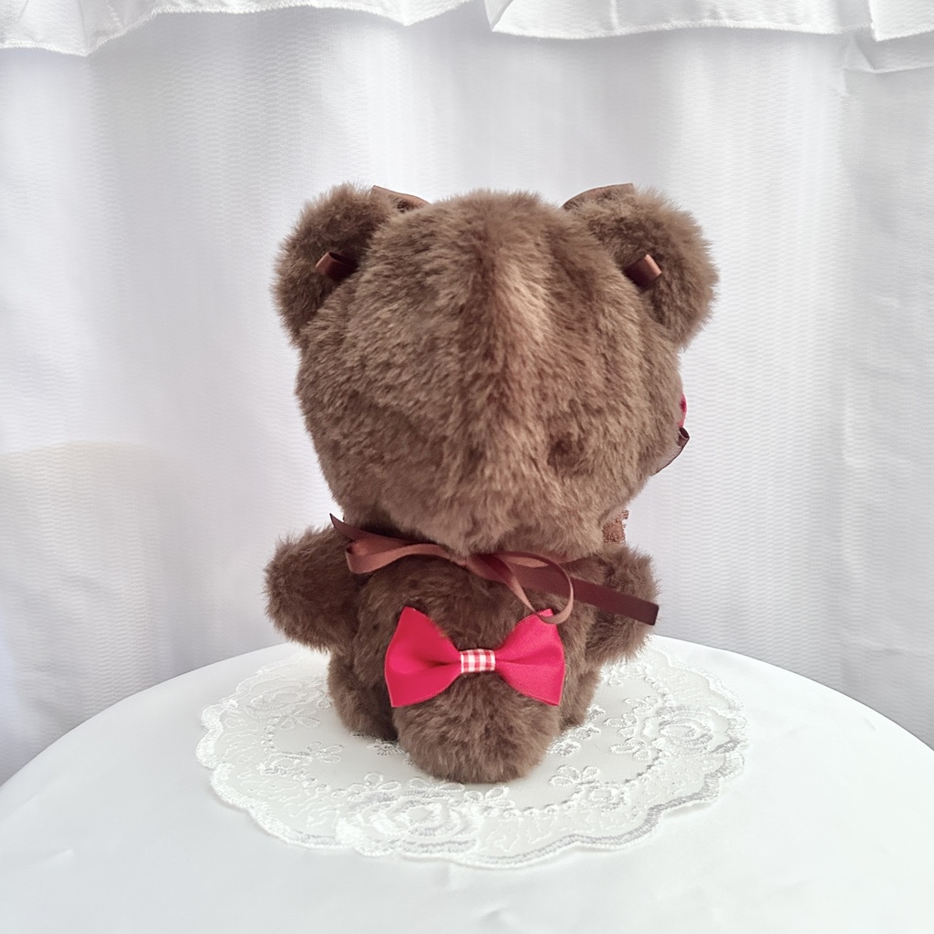 【Valentine Chocolat Teddy🧸🍫】ぬい服 着ぐるみ 16cm 11cm 10cm おすわり