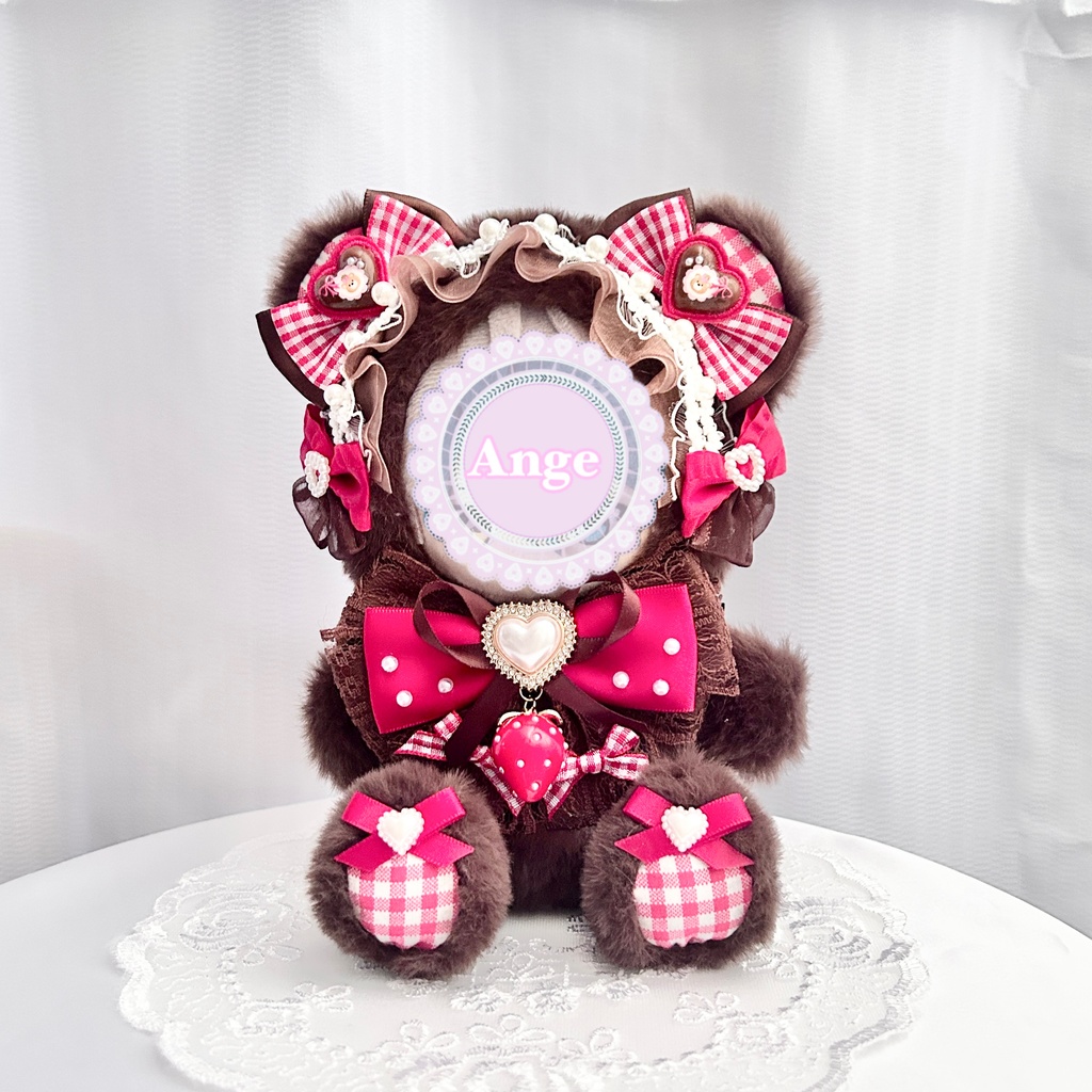 【Valentine Chocolat Teddy🧸🍫】ぬい服 着ぐるみ 16cm 11cm 10cm おすわり