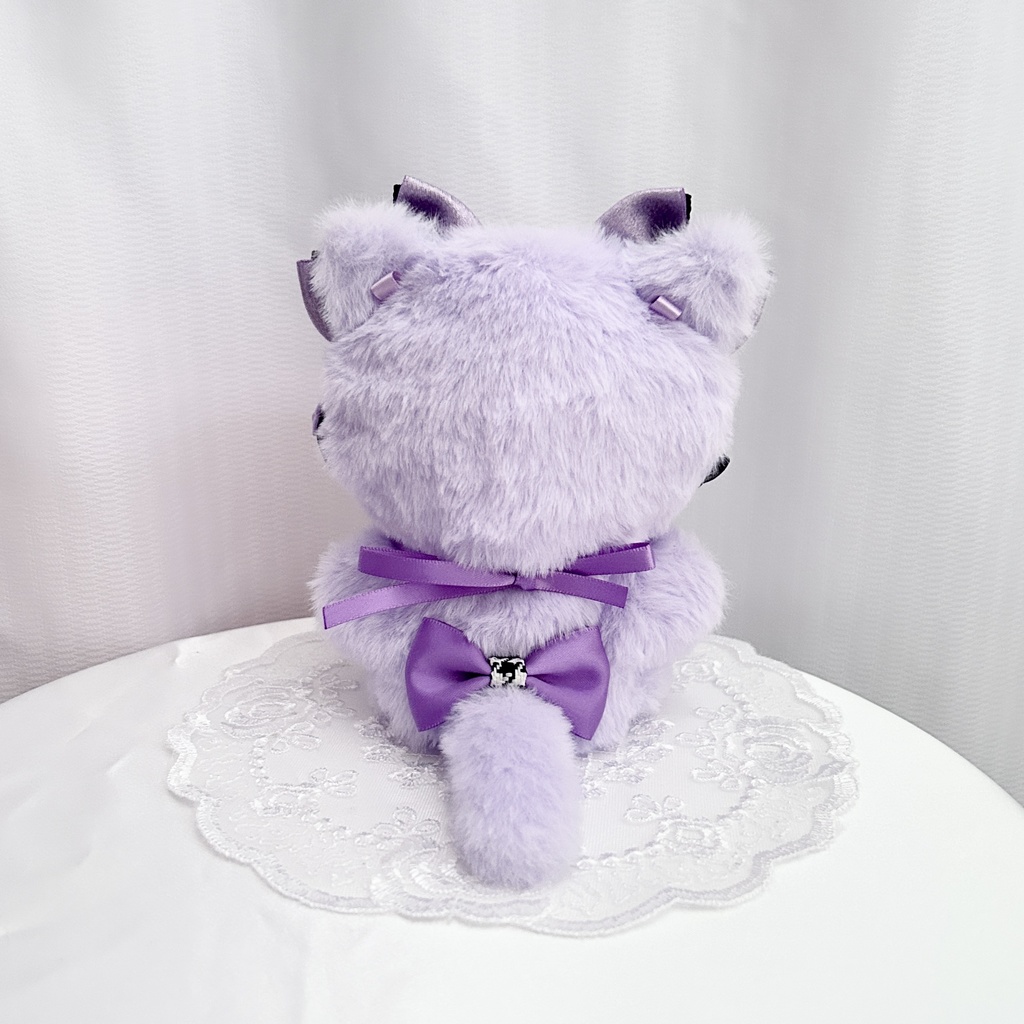 【Elegant Houndstooth Cat🐈⬛】 再販あり ぬい服 着ぐるみ 11cm〜12cm いつぬい ちびぐるみ ポージングぬい 発送2/18以降