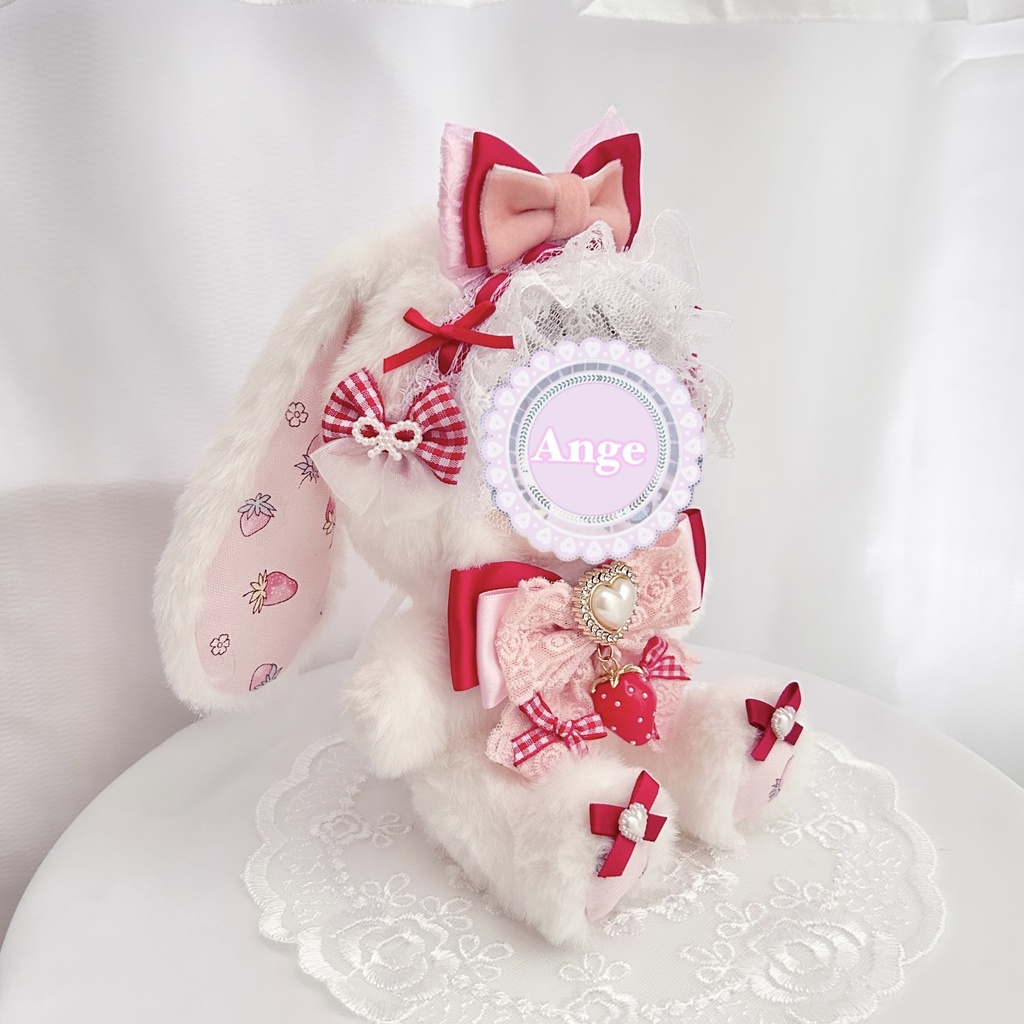 ãStrawberry Lop-Ear Bunny Taleðãã¬ãæãçããã¿ 16cmã12cmã11cmããããããå販ãã
