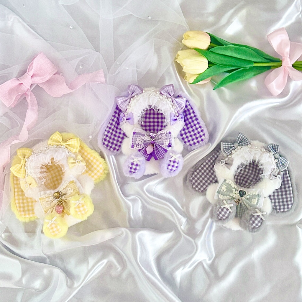 【Sweet strawberry spring🌸】ぬい服　着ぐるみ　11cm〜12cm　いつぬい　ちびぐるみ　ポージングぬい