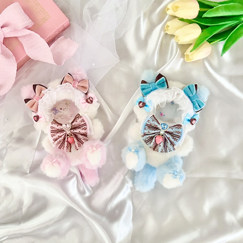 【Chocolate×pastel🍓】ぬい服　着ぐるみ　11cm〜12cm　いつぬい　ちびぐるみ　ポージングぬい