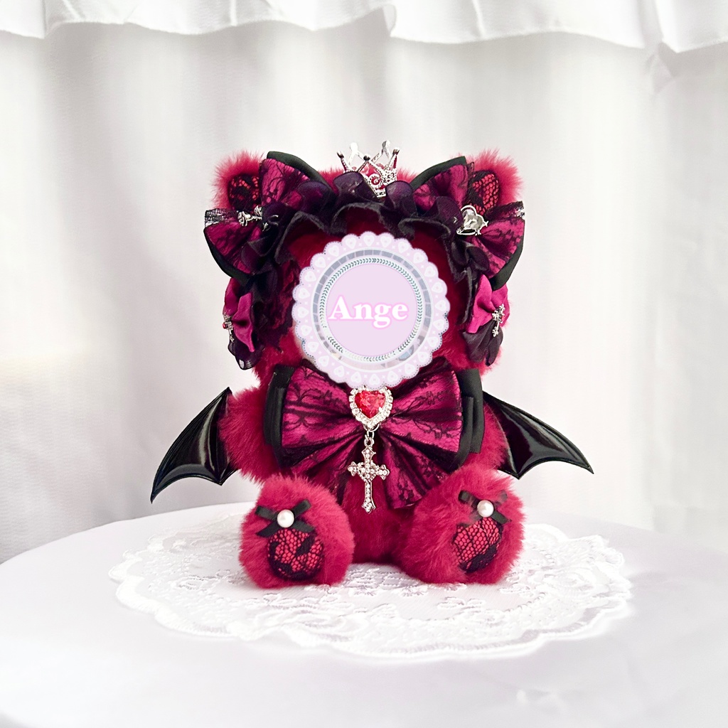 【Petit Ruby Vampire🦇】ぬい服 着ぐるみ 16cm 12cm〜11cm おすわり 再販あり