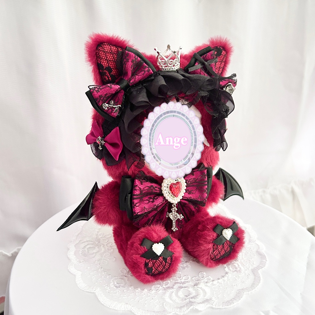 【Petit Ruby Vampire🦇】ぬい服 着ぐるみ 16cm 12cm〜11cm おすわり 再販あり