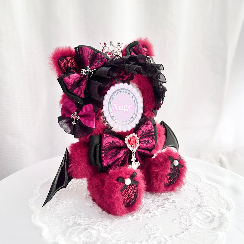 【Petit Ruby Vampire🦇】ぬい服 着ぐるみ 16cm 12cm〜11cm おすわり 再販あり