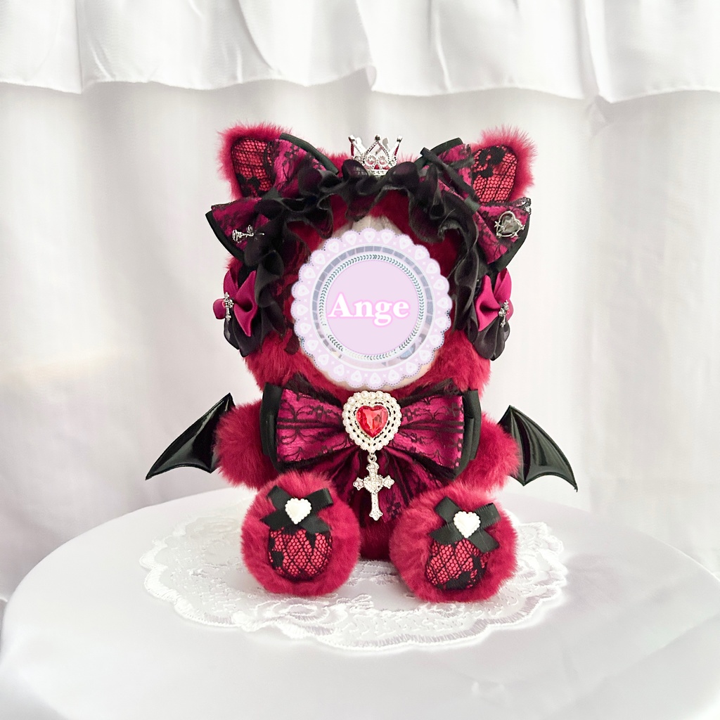 【Petit Ruby Vampire🦇】ぬい服 着ぐるみ 16cm 12cm〜11cm おすわり 再販あり