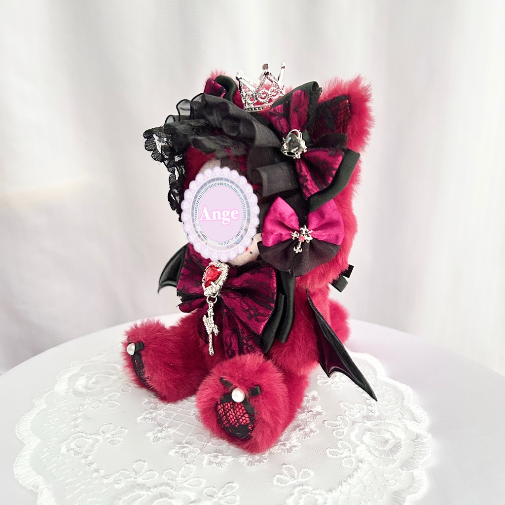 【Petit Ruby Vampire🦇】ぬい服 着ぐるみ 16cm 12cm〜11cm おすわり 再販あり