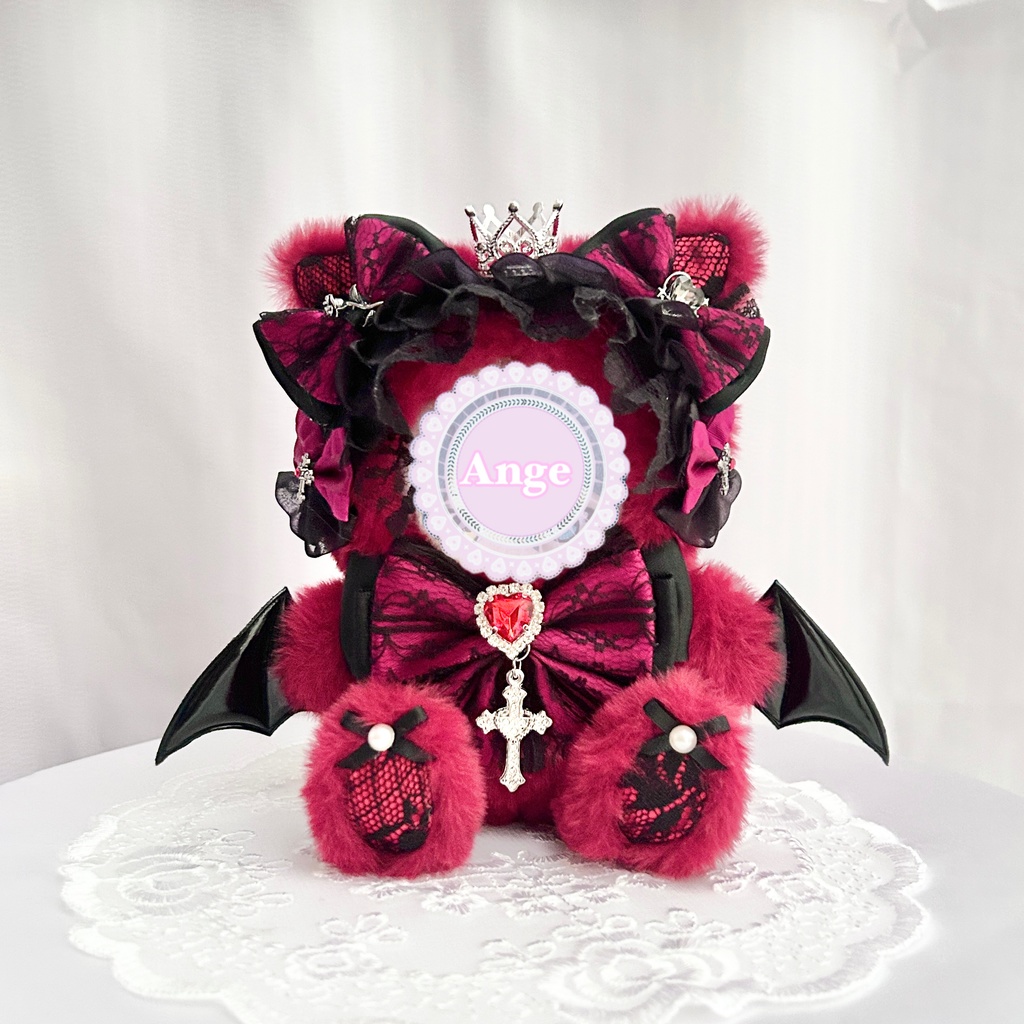 【Petit Ruby Vampire🦇】ぬい服 着ぐるみ 16cm 12cm〜11cm おすわり 再販あり