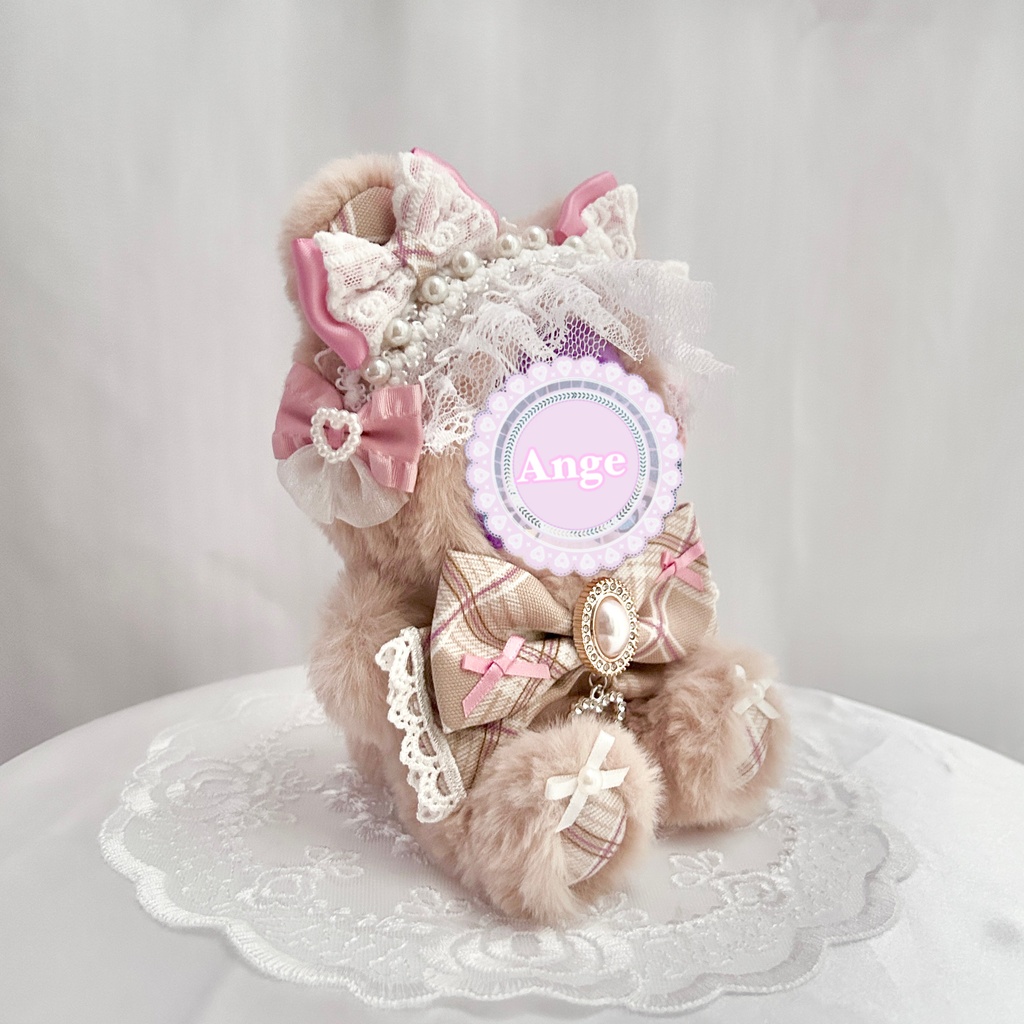 ãSweet Milk Tea Teddyð§žããã¬ãæãçããã¿ã11cmã12cmããã€ã¬ããã¡ã³ããã¿ãããŒãžã³ã°ã¬ã