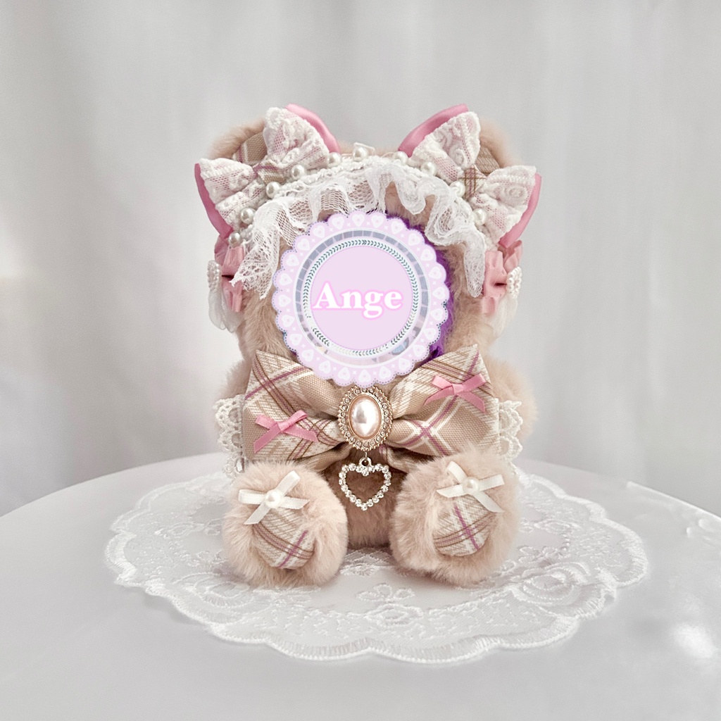 ãSweet Milk Tea Teddyð§žããã¬ãæãçããã¿ã11cmã12cmããã€ã¬ããã¡ã³ããã¿ãããŒãžã³ã°ã¬ã