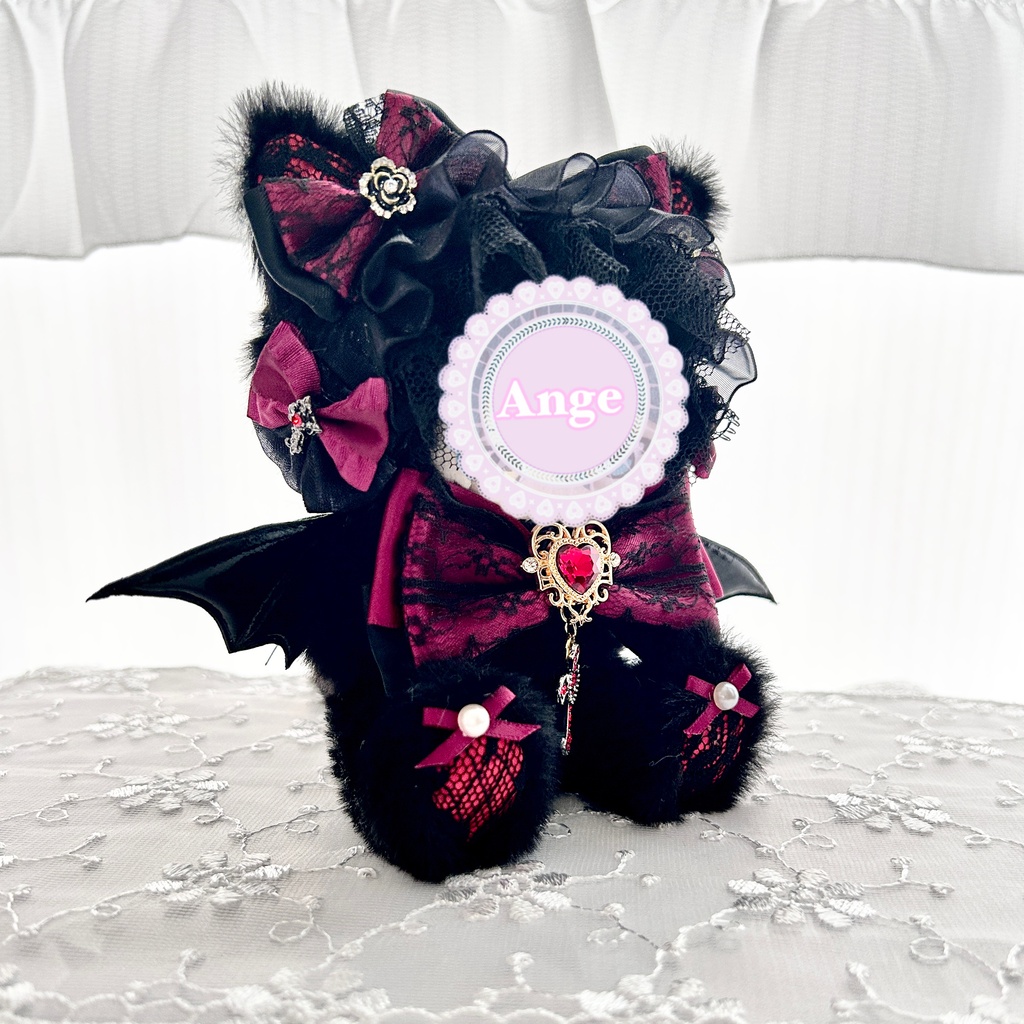 【Petit Antique Vampire】 ぬい服 着ぐるみ にじまるっと専用サイズ 11cm〜12cm ちびぐるみ いつぬい