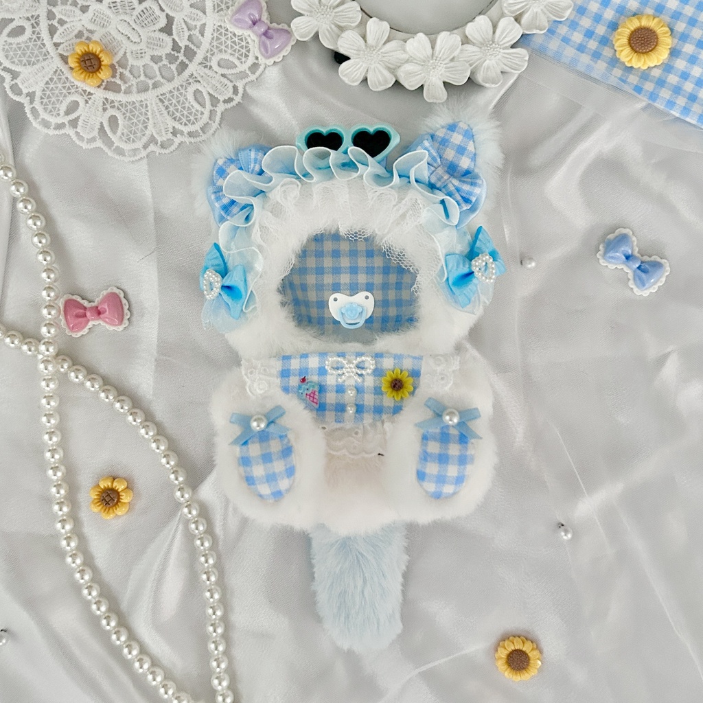 【Hello Summer Baby!・おしゃぶり付き🕶️🍼】ぬい服 着ぐるみ 11cm〜12cm いつぬい ちびぐるみ ポージングぬい