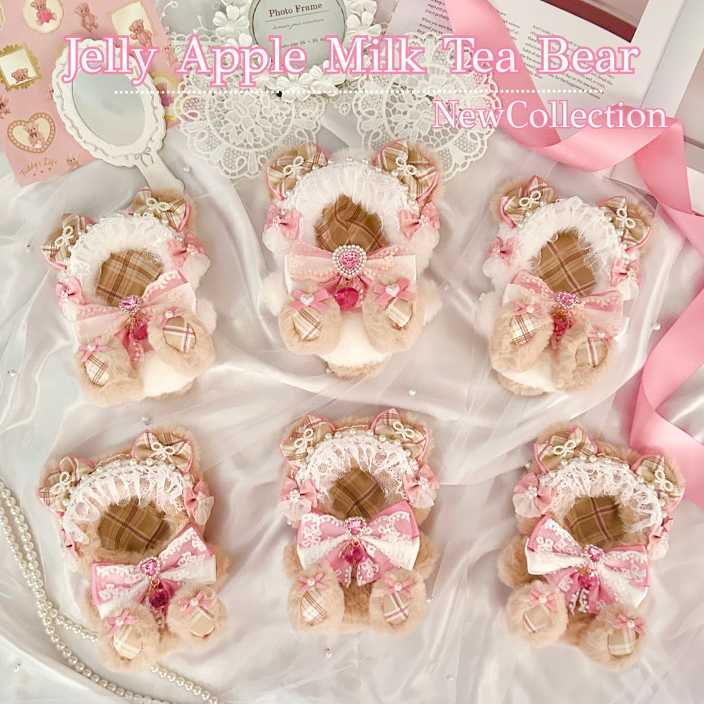 ãJelly Apple Milk Tea Bearð§žðããã¬ãæãçããã¿ãã«ããŸãã£ãšå°çšãµã€ãºãã11cmã12cmãã¡ã³ããã¿ããã€ã¬ã