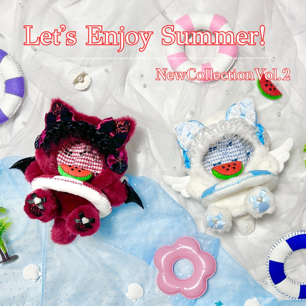 【Let's Enjoy Summer! Vol.2🍉🛟】　ぬい服　着ぐるみ　にじまるっとサイズ