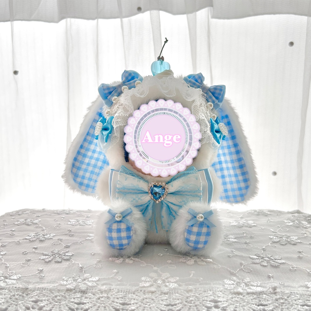 【Lovely Cherry Bunny🍒】ぬい服 着ぐるみ 11cm〜12cm いつぬい ちびぐるみ ポージングぬい