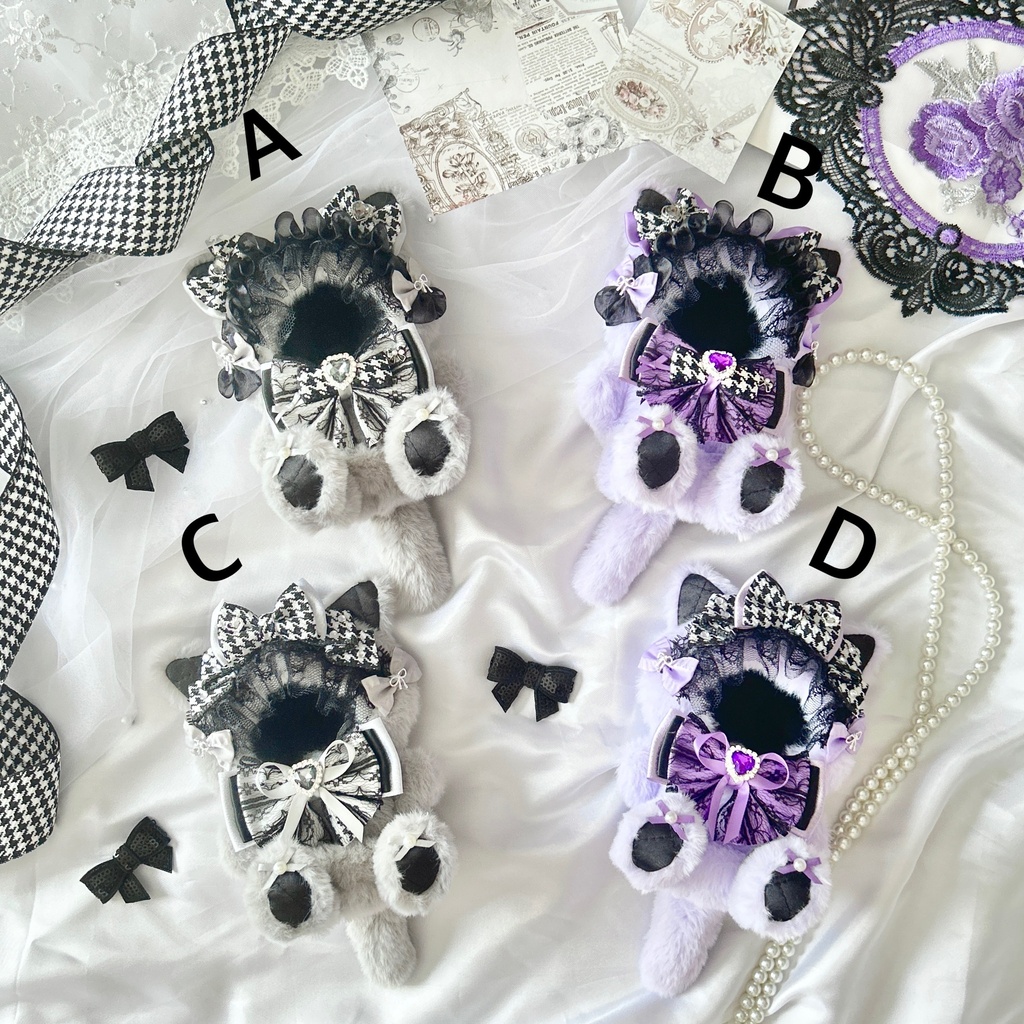 ãNoir & Violet Gothic Catðââ¬ããã¬ãæãçããã¿ã11cmã12cmããã€ã¬ããã¡ã³ããã¿