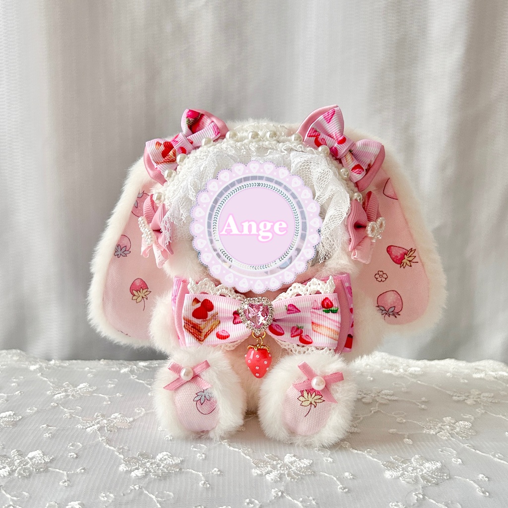 ãFluffy Berry Bunny & Catðãã¬ãæãçããã¿ 16cmã11cmã12cmãããããã