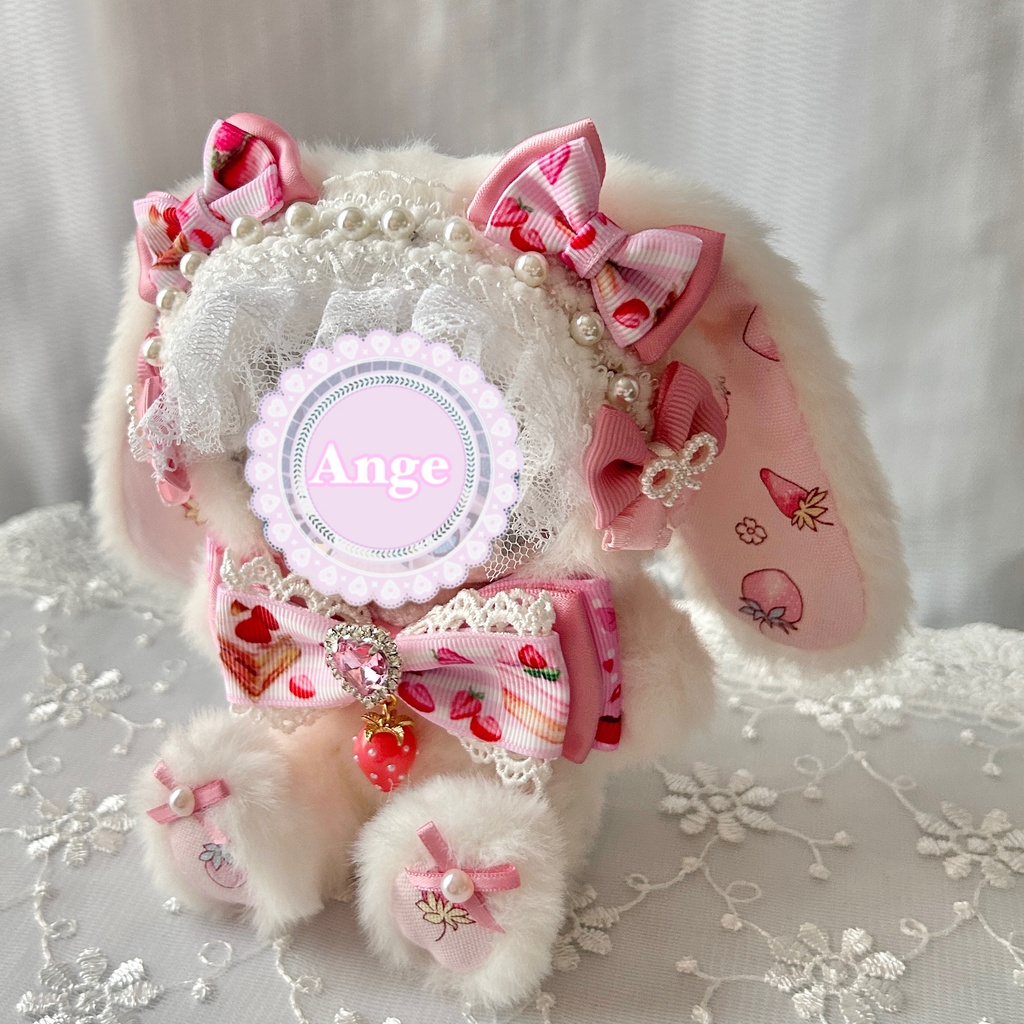 ãFluffy Berry Bunny & Catðãã¬ãæãçããã¿ 16cmã11cmã12cmãããããã