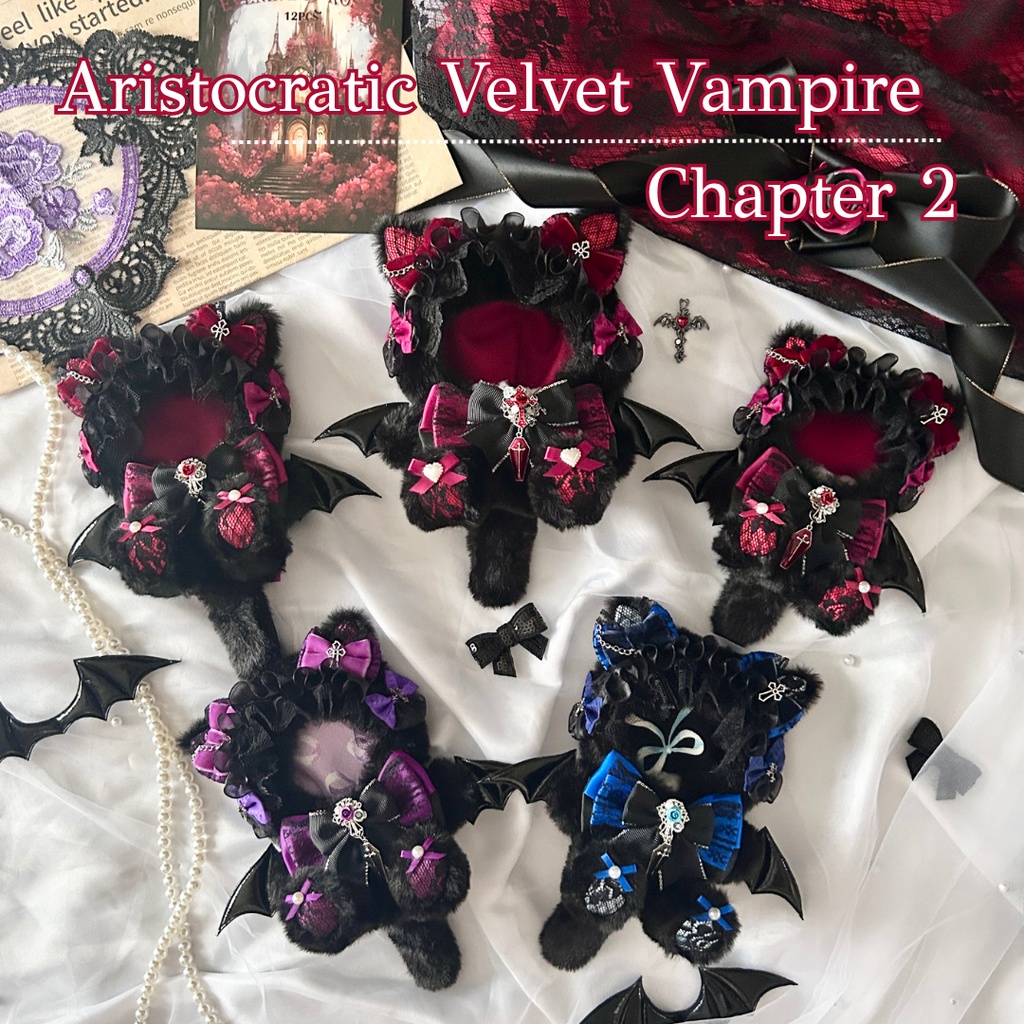 【Aristocratic Velvet Vampire- Chapter 2🦇】　ぬい服　着ぐるみ　にじまるっとサイズ　　11cm〜12cm　10cm　ちびぐるみ　いつぬい　にじぱぺ