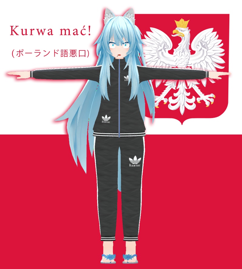 シャオマオ2用ジャージ Блятас(Blyatas)