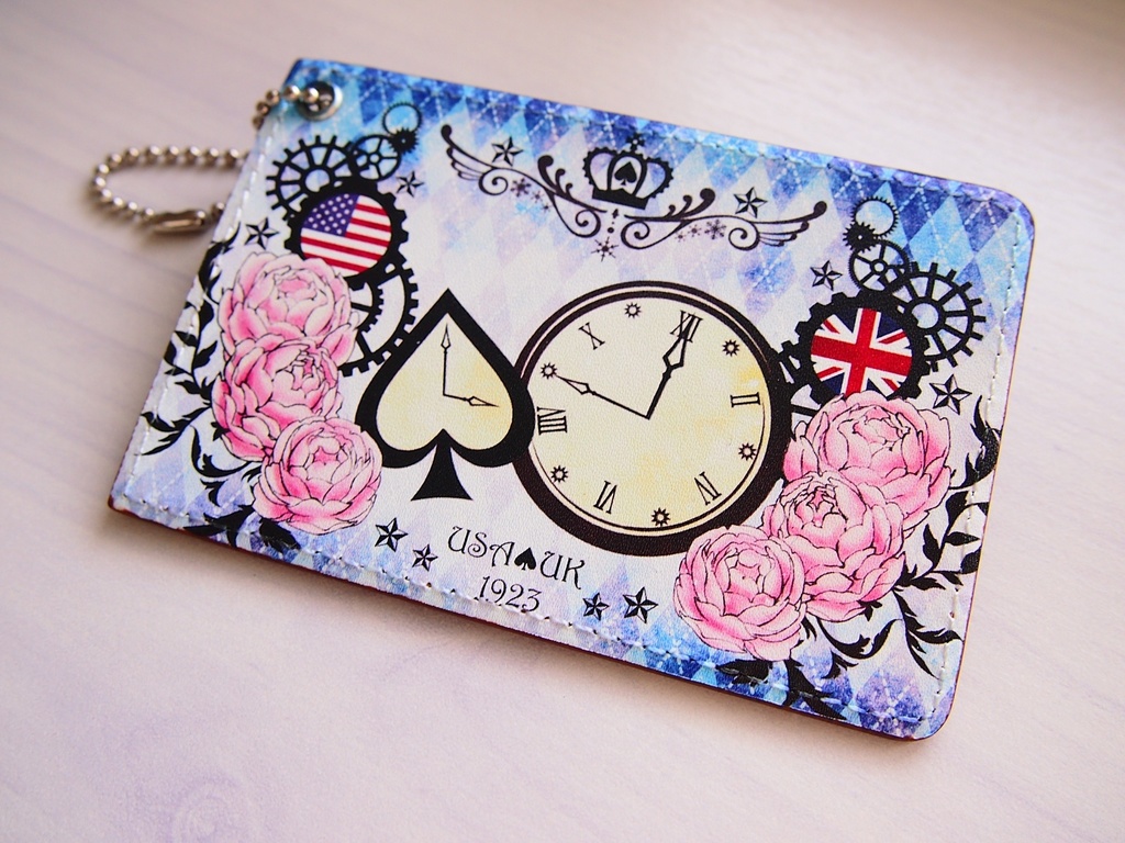 スペード夫婦 パスケース