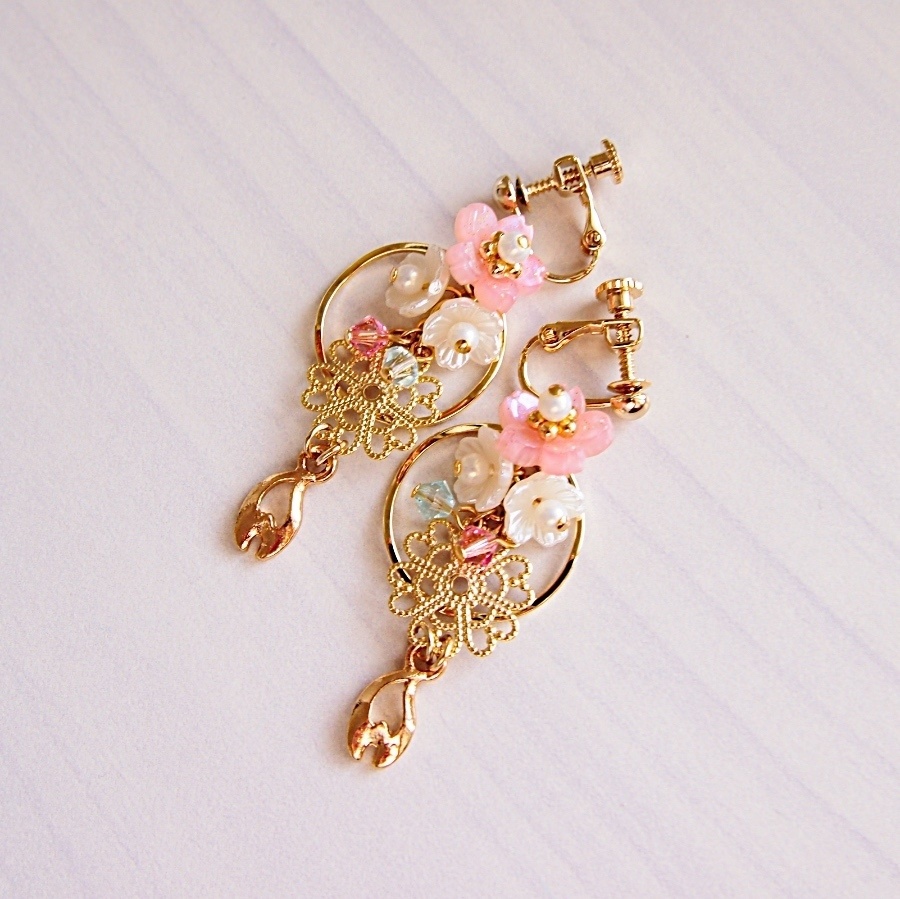 追憶父水 イヤリング