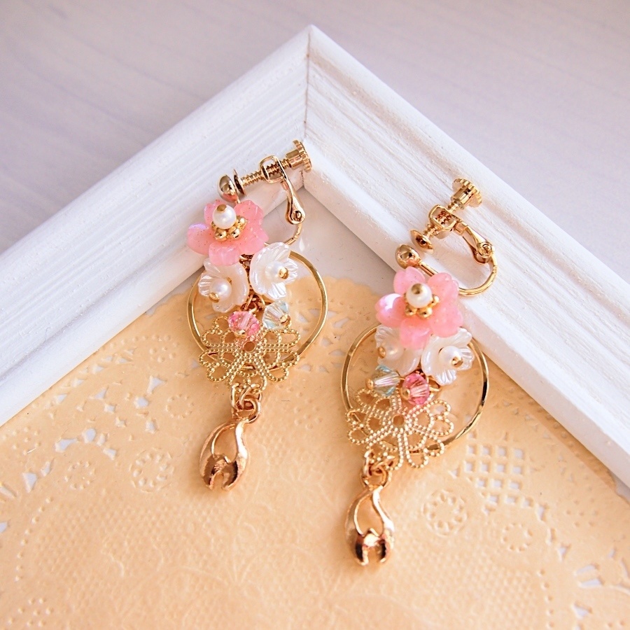 追憶父水 イヤリング