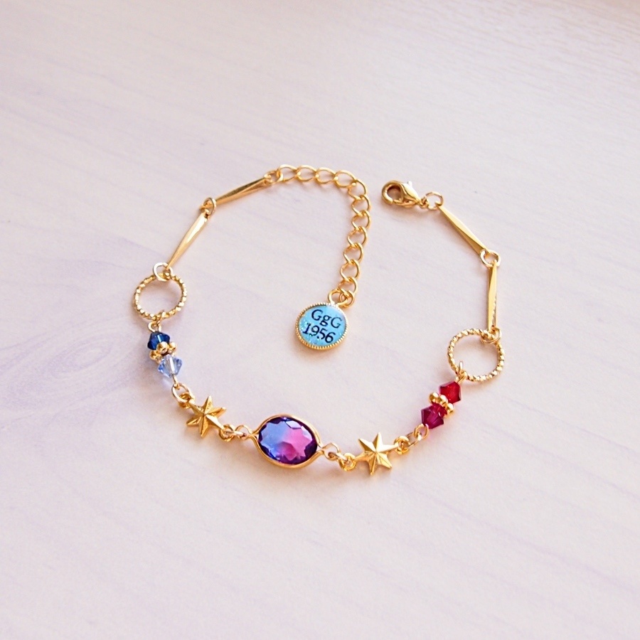 宝石父水 ブレスレット