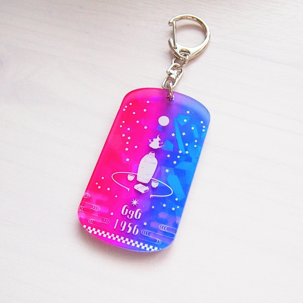 月夜の二人 アクリルキーホルダー