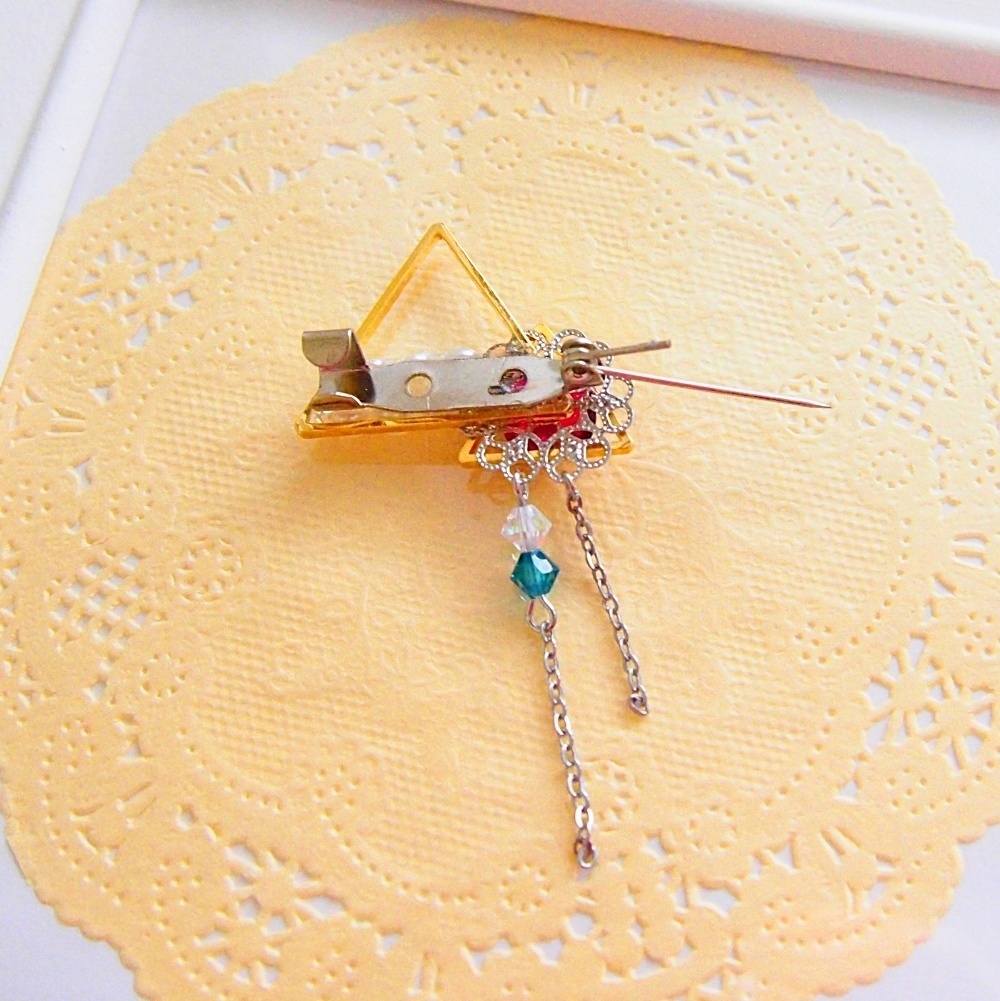 【2種】トライアングル 父たち ブローチ