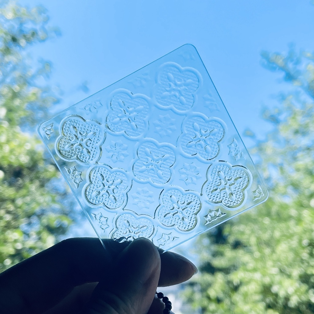 台湾ガラス風アクリルキーホルダー