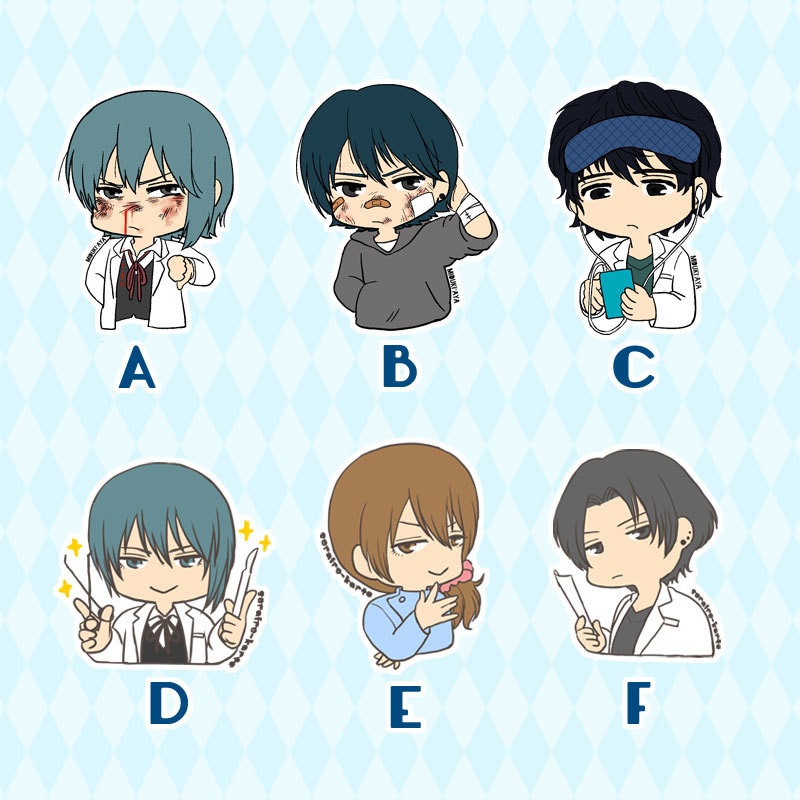 🌈☆一次創作☆ステッカーA～F